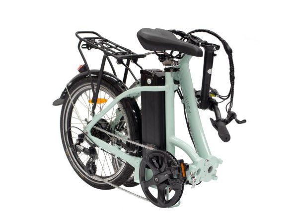 JUICY COMPACT PLUS 562wh FOLDING EBIKE - BLACK OR ICE/MINT - Image 3