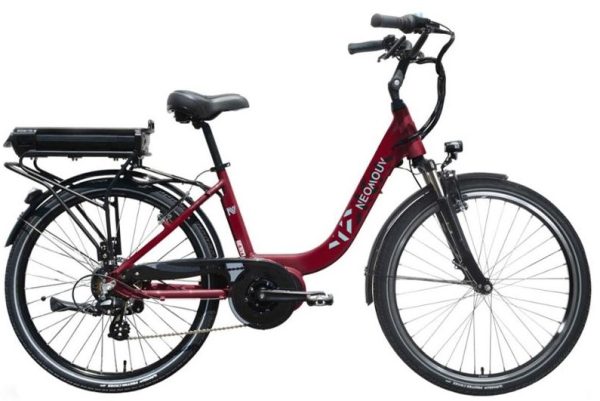 JUICY/NEOMOUV KALYSO 2 26" HY 7speed 480wh Lowstep Ebike - Wine